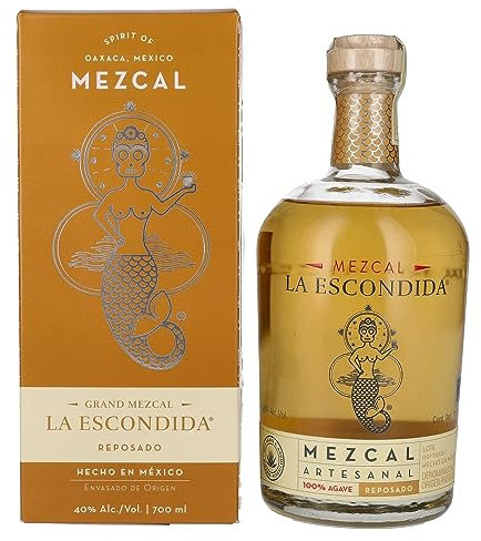 La Escondida Mezcal Artesanal Reposado 40% Vol. 0,7l in Giftbox