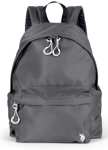 U.S. Polo Assn. - Bigfork Backpack aus Nylon, grau (33 X 21 X 40 cm)