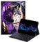 BFDHGQZC Dream Chasing Wolf Keyboard Case for Samsung Galaxy Tab S6 Lite 10.4 inch 2022 (SM-P613/P619)/2020 (SM-P610/P615),Slim Stand Protective Cover with Detachable Keyboard