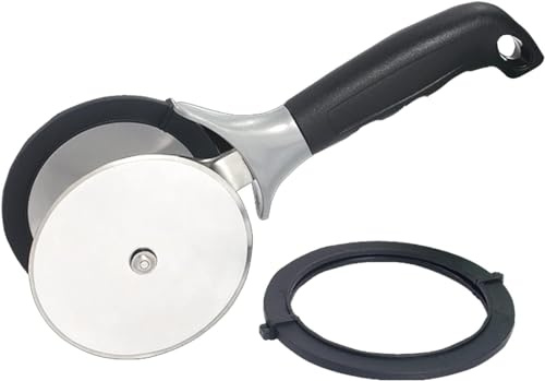 Salad Chopper Salad Chopper Tool Lettuce Chopper Salad Cutter Saladm Chopper with Protective Covers Dual Wheels Salad Cutter Stainless Steel Circle Cutter Quick Kitchen Prep for Kitchen Hackable/15
