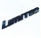yzw6688 1X Auto 3D Chrom Schwarz ABS Abzeichen Aufkleber Luxus Limited Edition Buchstabe Emblem Logol Fit Kompatibel mit Highlander (Color : Matt Black)