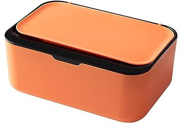 Servietten-Aufbewahrungsbox, Feuchttücher-Aufbewahrungsbox mit Deckel, Heim-Desktop-Taschentuchspender, Serviettenetui-Halter, tragbare Feuchttücher-Box, Organizer, Taschentuchbox (Gold)