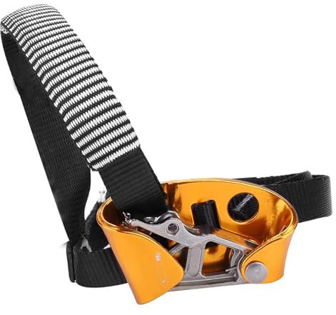 WOHPNLE Foot Ascender, Aluminium Magnesium Alloy Universal Rope Clamp Tool Tree Climbing Equipment Right Foot Coordinated Ascender System Ascenders for Vine Climbing Kit