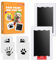 2 pcs Fußabdruck Baby Nabance Pfotenabdruck set Hund Katze mit 4 Karten Baby Fussabdruck set Baby Handabdruck Abdrücke Hundenasenabdruck Hundegeburtstag Geschenk für Hundebesitzer