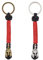 DELORIGIN 2 pièces Longes de Couteau EDC Charms avec Perles Mousqueton Lanière Tactique pour Boucle de Couteau Voyage Voiture Porte Clés Sac à Dos Camping Tire Caméra