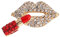 DEARMAMY Lippen Brosche Pin Für Damen Mit Strass Elegante Anstecknadel Für Kleidung Schal Und Taschen Für Feste Und Tägliches Tragen Hochwertige Stabiles Design