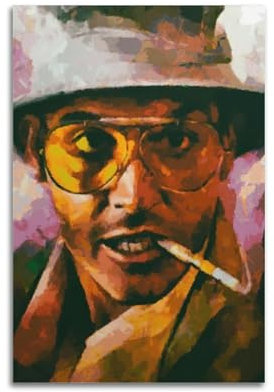 FOWNJCIA Filmposter im Casino-Stil, dekoratives Gemälde, Leinwand, Wandposter und Kunstdruck, moderne Familienschlafzimmer-Dekoration, Poster, 60 x 90 cm