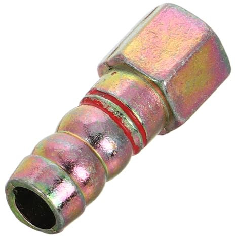 MUSISALY Gas Cooker Stove Tube Adapter 4mm Female Thread Joint Connector Metal Pipe Fitting for Kitchen Gas Appliances