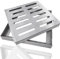 Cubierta de drenaje cuadrada de acero inoxidable 304 para exteriores, rejilla de metal resistente para sistema de drenaje, cubierta y marco a prueba de óxido para patio, jardín y piscina (25 x 25 x 2