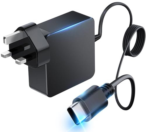 Nintendo Switch 2 65W Fast Charger with 5.64FT USB C Cable, Power Adapter for Switch 2, Steam Deck, Laptops, Tablets