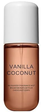 Genérico Cuerpo de Crema Espesa y Perfume de Niebla de Cabello - Fragancia de Coco de Vainilla para Mujeres y Hombres, Aroma Duradero, 50 ml,Vanilla Coconut