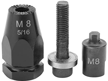 Pistola remachadora neumática Klanata para tuercas y remaches neumáticos. Cabezal para tuercas remachadoras neumáticas. (Hexagonal clamping handle M8)