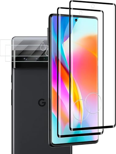 2+2 Pièces Verre Trempé pour Huawei P30 Pro 5G - Protection Écran 3D, Dureté 9H Anti-Rayures, Verre de Protection Transparent HD, Protection Vitre Renforcée & Caméra, Toucher Sensible, Sans Bulles