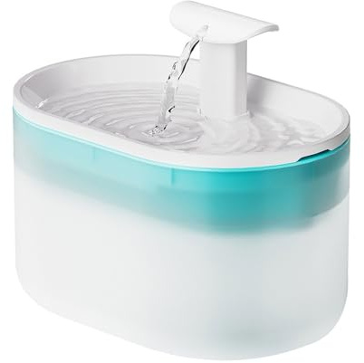 ZwaitL Fontaine d ' Eau Automatique pour Chats, Bol d ' Alimentation pour Animaux de Compagnie, Distributeur de Boisson pour Animaux de Compagnie de capacité pour l ' intérieur pour Petits Chiens