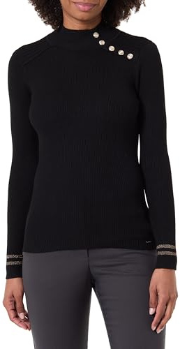 Morgan Langärmliger 5-Knopf-Pullover