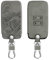 kwmobile Autoschlüssel Hülle kompatibel mit Renault 4-Tasten Smartkey Autoschlüssel (nur Keyless Go) - Kunstleder Schutzhülle Schlüsselhülle Cover Wellen Grau