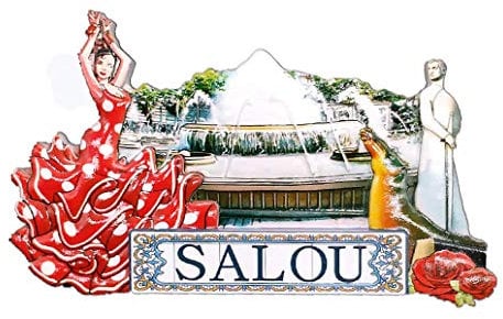 Salou Spain 3D Fridge Magnet Travel Souvenir Gift Home & Kitchen Decoration Magnetic Sticker Salou Refrigerator Magnet Collection