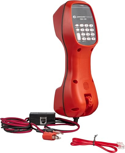 Jonard Tools TBS-100 Analog-Telefonleitungstester, Butt Set mit ABN-Clips