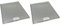 Ufixt 2 x Cooker Hood Metal Mesh Grease Filter for Kitchen Extractor Fan Vent 284mm x 352mm