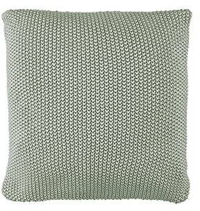 Marc O' Polo Kissen Nordic Knit Farbe Garden Green Größe 50x50 100% Bio Baumwolle