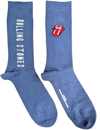 Rolling Stones Socken mit vertikaler Zunge, Batikmuster,