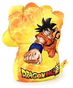 Play by Play Boxhandschuhe Kuscheltier - Dragon Ball - Goku, Goku Super Saiyan, Vegeta Super Saiyan - 1 Stück Rechtshänder (Goku)