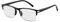 FILTRAL Rechteckige Lesebrille für Damen & Herren/Halbrahmen Brille mit Federscharnieren/Lesehilfe Schwarz, 1,00 dpt F4566832