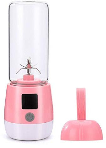 XTYPE Portable Blender Juicer Mixer Personal Rechargeable Smoothie Milkshake Maker (Color : Pink)