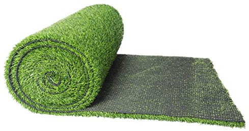 Kunstrasen Flächenteppich 3' X 5' Künstlicher Rasenteppich Rasenmatte Hunde Garten Rasen Landschaft Innen Außen(Size:3x3m)