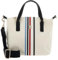 Tommy Hilfiger POPPY SMALL TOTE CORP Tragetasche Damen, Beige (Calico), OS
