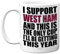 Divertida taza de fútbol de regalo para los fans del West Ham – Taza Footy Only – Taza de broma de Navidad, cumpleaños, regalos para hijo, papá, hermano, tío, colega, amigo, primo, primo, taza de