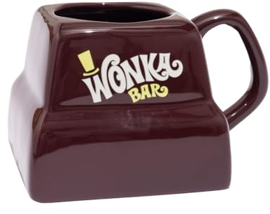 Half Moon Bay Wonka Bar Ceramic Mug | Tea Cup, Hot Chocolate Mug Or Coffee Mug | Novelty Mugs for Wonka Fans | Mugs for Women & Men | Movie Memorabilia | Tea & Coffee Gift