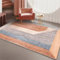 DJHWWD Auslegware Teppichboden Teppich Gross Modernes minimalistisches Muster Wohnzimmer weicher Teppich 90x120CM blau Teppich Waschmaschine Teppich Jungen Jugendzimmer