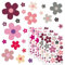 Zernblend Blumen-Aufkleber-Set: 140 Aufkleber, Sommer-Blümchen für Fahrrad, Laptop, Motorrad, Handy und Notizbuch， Widerstandsfähige Outdoor-Dekorationssticker