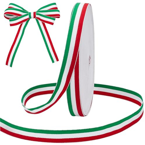 PH PandaHall Cinta decorativa de 45,7 m con la bandera italiana de color rojo, blanco y verde para fiestas, regalo, decoración de vacaciones