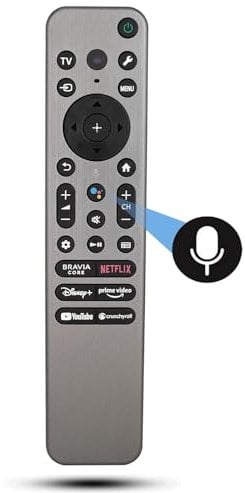 RMF-TX910U Voice Backlit Replacement Remote Control Compatible for Sony Smart TV BRAVIA XR OLED OLED Mini LED TV KD XR Series