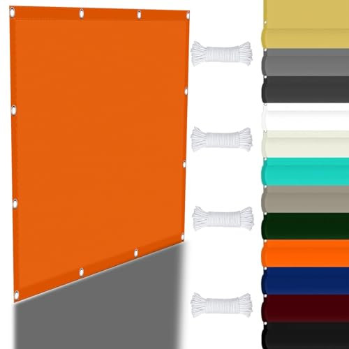 Toldo parasol cuadrado de 1,2 x 3 m para exteriores, jardín, patio, incluye cuerda para una fácil instalación