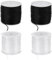 UNICRAFTALE 4 Rouleau 2 Couleurs Cordon en Nylon Satiné pour la Fabrication de Bijoux 1mmX30m Cordon de Garniture en Macramé en Queue de Rat Collier Fil de Perles Ornement Tressé Cordon pour Bracelet