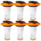 Lot de 6 filtres de rechange pour aspirateur XForce Flex 9 60, lavables et réutilisables, 1/3/6 filtres pour compatibilité ZR009010