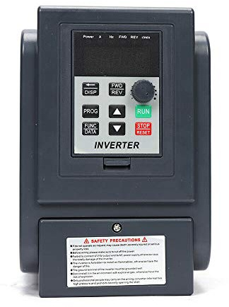 AT2 Frequenzumrichter, 220V Motor-Drehzahlregler Inverter 750W Universal VFD Wechselrichter PWM Kontrolle für Spindel-AC-Motor-Drehzahlregelung