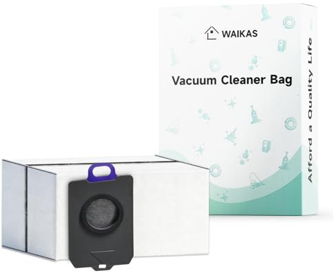 WAIKAS 14 Stück Staubbeutel für NARWAL Flow, Freo Z10, Freo Z Ultra, Freo Z10 Ultra, Freo X10 Pro Saugroboter, Einweg - Staubsaugerbeutel mit Großer Kapazität als Ersatzteil/Zubehör
