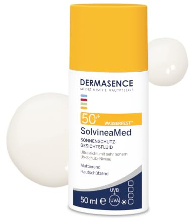 DERMASENCE SolvineaMed Sonnenschutz-Gesichtsfluid LSF50, 50 ml