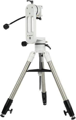 Svbony SV225 Azimutale Teleskop Montierung mit SV225T Telescope Tripod, Einstellbarer Winkel, Aluminium Montierung, zur Astronomical Observation, kompatibel mit Celestron 127SLT 150SLT