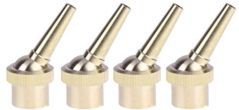 Fenteer 4pcs Messing Gerade Springbrunnen Düse Spritze