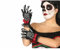 Generique - Dia de los Muertos Kurze Skelett-Handschuhe