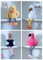 King Cole 9073 Crochet Pattern Bird Toilet Roll Holders in Big Value Chunky & Tinsel Chunky