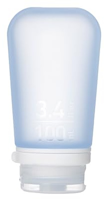 humangear GoToob + Silikon Reise Flasche mit Verriegelung Gap, groß (3,4 oz), blau (blau) - 1899068 S