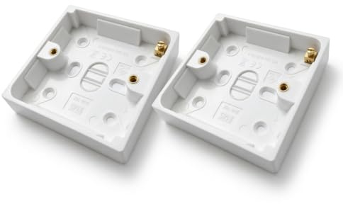 16 mm Einbaudose für Elektro-, Netzwerk- und Telekommunikationsgeräte (2 Stück)