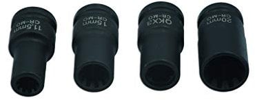 Laser 7809 Brake Caliper Socket Set 1/2D - for VAG