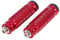 F FIERCE CYCLE 1 paire de repose-pieds arrière en aluminium pour moto Rouge 6 mm